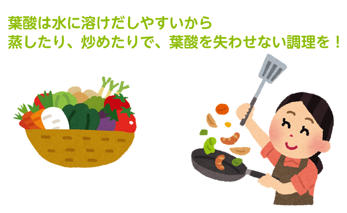 葉酸を多く摂るためには？