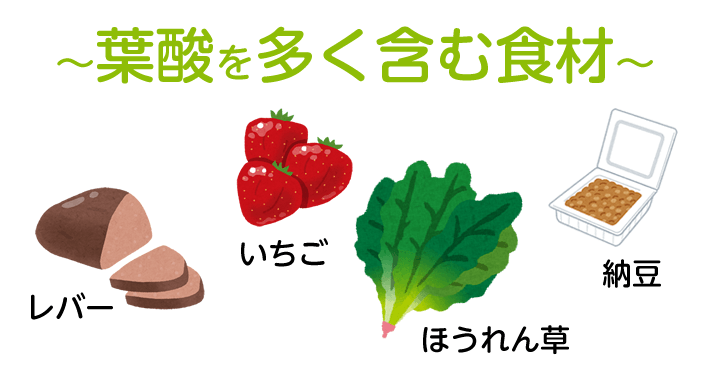 葉酸を多く摂るためには？
