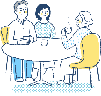 高齢者とご家族