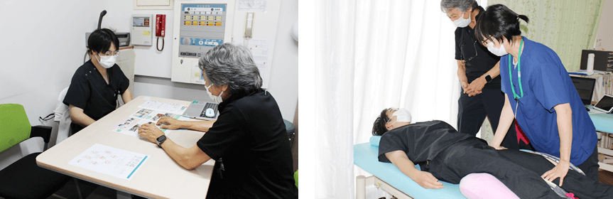 シニアハウスや訪問看護ステーションでの研修