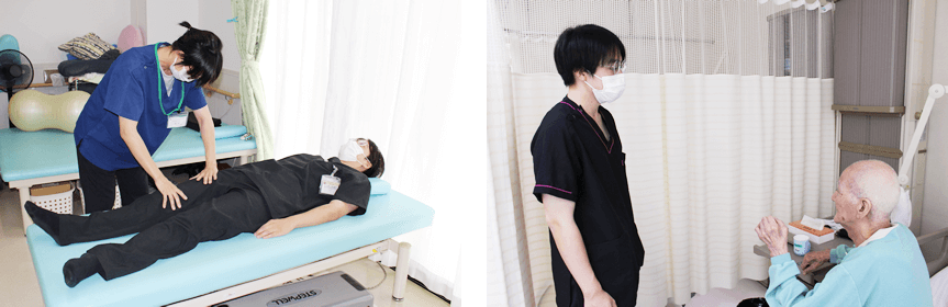 病棟などでの様子